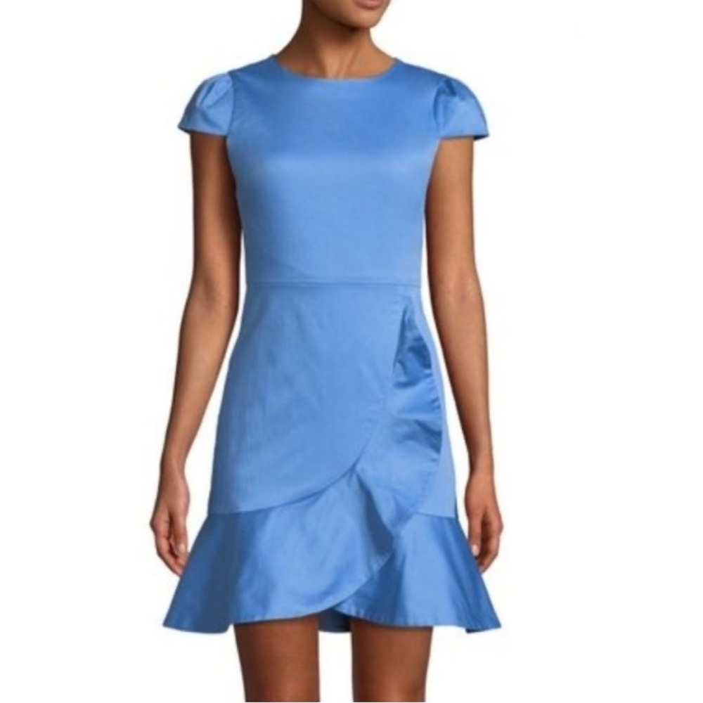 Alice + Olivia Cerulean Kirby Ruffle Dress size 2